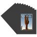 Golden State Art, 4 Ply Thickness 8x10 Photo Mat with 5x7 Opening, Signature Friendly - Great for Weddings, Baby Showers, Birthdays (Set of 10, Classic Black Color) 8x10 for 5x7 Classic Black