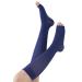 Dark Blue Open Toe Compression Socks 15-20mmHg | Toeless Compression Socks for Swelling Relief & Varicose Veins - Shop Now - Buy Online on GoSupps.com
