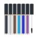 Charming Lasting Mascara 6-Piece Colorful Waterproof Mascara for Eyelashes Makeup Cosmetic with Black White Brown Light Blue Purple Blue Cargoti