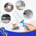 flintronic Lint Hair Roller Pet Hair Remover Super Sticky 360 Sheets Roll Paper 1 Lint Roller and 6 Replacement Heads Collecting Hair from Sweaters Pants Shirts Suits Skirts Carpets #2 360 Sheets (6*60 Sheets) - Buy Online on GoSupps.com