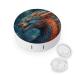 Contact Lens Case Dragon Art Print Plastic Contact Lens Case contact Lens Care Box ontact Lens Travel Box
