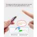 Buy Ear Wax Removal Tool with LED Light - Updated Safe Ear Cleaning Kit Non-Slip Design BPA Free - Two Pink - Buy Online on GoSupps.com