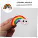 minkissy 1 Pair Rainbow Barrettes Felt Rainbow Applique Girl Rainbow Hair Clips Candy Color Hair Clip Braiding Hair Accessories Styling Hair Clips Little Girl Hair Clips Girl Hair Accessory - Buy Online on GoSupps.com