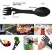 BESPORTBLE Hiking Tableware 5 1 Integrated and Fork Spoon Flatware Camping Forks Travel Utensils Small Tools Outdoor - Buy Online on GoSupps.com