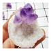 Natural Crystal Rough for 30MM Natural Agate geode Quartz Crystal Aura Crystals Stone and CrystalsQuartz Amethyst Cluster Home Decor Gift ERTEYIN