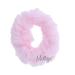 Furry Pony Holder Set - 2 Light Pink Fuzzy Fur Scrunchies - Buy Online on GoSupps.com