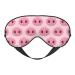 Pig Nose Sleep Mask Double-Sided Eye Mask Soft Adjustable Sleeping Eye Covers for Sleeping Perfect Shading Reduce Eye Edema