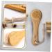 FRCOLOR Exfoliating Face Brush - Bamboo Cleansing Scrubber for Glowing Skin Reduces Flaking & Fine Lines - International Shipping Available - Buy Online on GoSupps.com