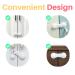 6-Pack Child Proof Cabinet Locks - No Drilling, 3M Adhesive - Baby Proof Safety Locks for Doors, Drawers, Cupboards - Wardrobe, Pantry - Easy Installation - Buy Online on GoSupps.com