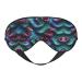 3D Magical Dragon Scales Pattern Mask for Deep Sleep & Relaxation - Adjustable Soft & Breathable Blindfold for Travel Meditation & More