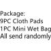 10 Pcs Reusable Menstrual Pad Set with Wet Bag - Light Flow Daily Use Waterproof Mama Cloth Sanitary Napkins - Bamboo Charcoal Panty Liners - Buy Online on GoSupps.com