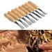 SUNREEK Wood Sculpture Carving Chisel Tool Set - 8 Piece DIY Art Craft Kit - Buy Online on GoSupps.com