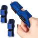 Welnove Finger Splint - 2 PCS Finger Brace for Trigger Finger Broken Fingers | Support & Stabilization for Index Middle Ring Finger - Blue Style B - Buy Online on GoSupps.com