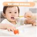 Toyvian 5-Set Baby Medicine Feeder - Silicone Pacifier Squeeze Feeder for Infant Food & Medications - 14x4.6cm - Ideal for Toddlers - Orange - Buy Online on GoSupps.com