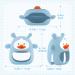 Silicone Duck Baby Teether Toy for Infants 3+ Months - BPA Free and Easy to Clean - Buy Online on GoSupps.com