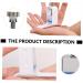 FRCOLOR 1pc Straightener Stabilizer for Splints | Durable High-Density Polymer Brace | Joint Extension & Mallet Splint Guard - 7x6cm White - Buy Online on GoSupps.com