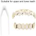 Plating Teeth Brace Brass Serial Number YHYT1046 Silver Teeth Braces Teeth Brace for Halloween Party for Hip Hop Fashion Show for Concert for Birthday Present(gold) - Buy Online on GoSupps.com