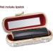 Crystal Lipstick Case Holder with Mirror | Glitter Diamonds Rhinestone Clip | Luxury Lip Gloss Organizer - Buy Online on GoSupps.com