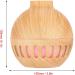 Aromatherapy Diffuser Wood Grain Humidifier Foam Boxing Sticks Diffuser Diffuser Oil 130Ml Diffuser Mute Humidifier Portable USB Cool Mist Humidifier (Light Light Wood Grain - Buy Online on GoSupps.com