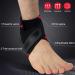 Adjustable Elastic Ankle Brace Support Sleeves - 1 Pair | Relieve Pain & Improve Stability for Exercise, Arthritis, Basketball - Medium Size - Buy Online on GoSupps.com