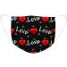 Disposable Face Bandana Valentine's Day Face Bandana Heart Shaped Design 3Ply Breathable Anti-Dust Facial Pro-tection 20PCS 1117-1 - Buy Online on GoSupps.com
