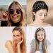 TOBATOBA Pearl and Leopard Headband for Women - Wide Knot Beaded Hair Accessory (Color 1) - Buy Online on GoSupps.com