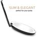 Fancii Portable Pocket Mirror with LED Lighting - 1x/10x Magnification Compact Foldable Design 13cm Illuminated Makeup Mirror (Black) - Ideal for Travel & Cosmetics - Buy Online on GoSupps.com