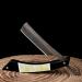 Zertone Damascus Straight Razor - VG10 Steel Blade Ebony & Acrylic Handle - Premium Barber Straight Edge Razor for Men (Black - Buy Online on GoSupps.com
