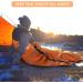 DIBBATU Emergency Survival Sleeping Bag - Waterproof Thermal Bivy Sack for Camping and Outdoor Activities - Portable Mylar Blanket for Hiking - Orange - Buy Online on GoSupps.com
