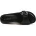 Alexis Leroy Women's Bow Slide Wedge Sandals 8-8.5 in Black - Hollow Out Detail, Buckle Closure - Buy Online on GoSupps.com