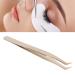 Stainless Steel Eyelash Extension Tweezers - Straight & Curved Tips for Precision Applications | Premium Litter Sink & Accessories - Buy Online on GoSupps.com