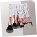 Baluue 12pcs Powder Marble Bristles Nylon Kit Brush Handle Makeup Cosmetics Synthetic - Buy Online on GoSupps.com
