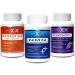 GENEX NMN Resveratrol and Berberine Power Pack Supplements | 250mg Nicotinamide Mononucleotide (NMN) Ultra Strength 500mg Resveratrol & AMPK Activator Berberine 500mg for Healthy Aging (3 Bottles)