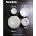 Selenite Round Cleansing Bowl - Handmade Natural Spirit Healing Plate for Meditation & Jewelry Storage (10cm) - Buy Online on GoSupps.com