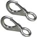 Stainless Steel 316 Mini Fixed Spring Snap Leash Hook with Quick Release - Marine Boat Rigging Hardware (83mm) - Buy Online on GoSupps.com
