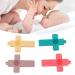 4 Silicone Baby Teething Rings - Infant Tooth Relief Soft Molar Toys for Soothing Gums - Buy Online on GoSupps.com