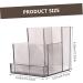 HONMEET 1pc Grinder Storage Rack Manicure Mailbox Bracket Nail Art Stand Tweezer Kit Acrylic Brush Holder Nail Drill Bits Organizer Tech Mobile Phone Holder Nail Polisher Organizer Plastic 10.3x9.7cm Black - Buy Online on GoSupps.com