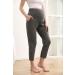 ZUMIY Maternity Lounge Pants - Over the Belly Stretchy Activewear with Pockets - M Grey - Buy Online on GoSupps.com