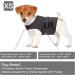Kelivol Fear Coat for Dogs - Soothing Vest for Fireworks & Thunderstorm Anxiety (XS Dark Gray) | Comfort Your Pet - Buy Online on GoSupps.com