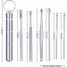 Portable 6-in-1 Ear Wax Removal Tool Kit with Metal Storage Case - Stainless Steel Ear Pick Curette Cleaner Spoon by SHJYKRU - Buy Online on GoSupps.com