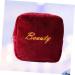 Lurrose Mini Transparent Makeup Bag | Plush Cosmetics Organizer | Clear Travel Case 13x13x4cm - Buy Online on GoSupps.com