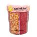 Wilton Sprinkles Mix-Primary Pinks 6 Cell Orange Pink White Yellow