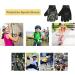 Integkoos Children's Racing Bike Gloves - Half-Finger MTB & Roller Skate Anti-Slip Training Gloves for Young Girls - Short Sports Gloves for Riding Fishing Golf - Black - Buy Online on GoSupps.com