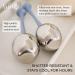 Velvette Ice Globes for Face - Stainless Steel Cryo Sticks for Cooling Face Massage - Ice Roller Massager Tools for Depuffing Eyes (2 Pack) with Storage Case - Buy Online on GoSupps.com