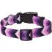 Mihqy Adjustable Dog Collar - Soft & Comfortable Bohemian Design for Small Medium Large Dogs (Purple Arrow) - Perfect Fit 25-40 cm - Buy Online on GoSupps.com