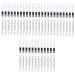 POPETPOP 72 Pcs Eyeliner Pencil Eyeshadow Liquid Black Eyeliner Cosmetics Eye Line Tool Wooden Pole Brush