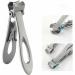 OUSIKA Nail Clippers Stainless Steel Nail Clippers Trimmer Manicure Nail Cutter Pedicure Finger Toe Scissors Nail Clipper Big Size Nails (Color : Schwarz) - Buy Online on GoSupps.com