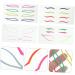 Healeved 24 Sets Adhesive Eyeliner Sticker Paper Chic Eye Line Sticker Colorful 1 count (Pack of 1) Colorfulx6pcs - Buy Online on GoSupps.com