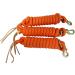 Set of 3 Green 9-Foot Nylon Lead Ropes with Leather Popper - Buy Online on GoSupps.com