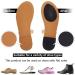 Beautulip Non-Skid Shoe Pads - Pack of 8 Black Self-Adhesive Slip Resistant Sole Protectors - Buy Online on GoSupps.com